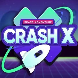 Crash X logo by Turbo Games at Bonuskong Casino